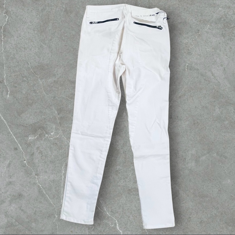 NWT Rag & Bone High Rise Biker Jeans - Picture 8 of 15
